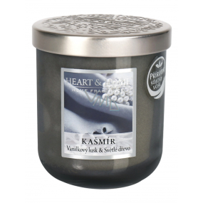 Heart & Home Cashmere Soy scented candle medium burns up to 30 hours 110 g