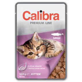 Calibra Premium Salmon in sauce pocket complete food for kittens 100 g