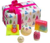 Bomb Cosmetics Christmas Tree - O Christmas Tree ballistics 160 g + block 50 g + ball 30 g + soap 2 x 100 g, cosmetic set