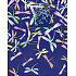 Ditipo Gift paper bag 18 x 23 x 10 cm blue colored dragonflies