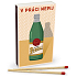 Nekupto Original matches in retro style Do not drink 45 pieces at work