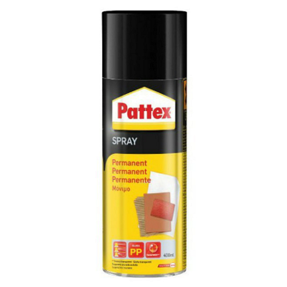 Pattex Power Permanent adhesive based on rubber and organic solvents in a spray of 400 ml