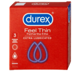 Durex Feel Thin Fetherlite Elite Extra Lubricated condom, nominal width 56 mm 3 pieces