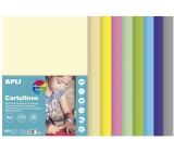 Apli Colored papers A4 mix of pastel colors 170 g 50 sheets