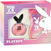 Playboy You 2.0 Loading eau de toilette for women 40 ml + shower gel 250 ml, gift set