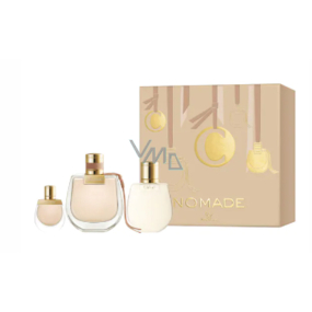 Chloé Nomade eau de parfum for women 75 ml + body lotion 100 ml + eau de parfum 5 ml, gift set for women