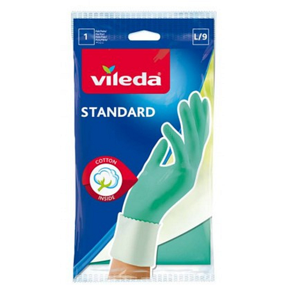 Vileda Standard Rubber gloves L large 1 pair