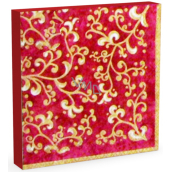 Aha Paper napkins 3 ply 33 x 33 cm 20 pieces Orient burgundy