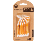 Soft Dent Eco interdental toothbrush curved XS 0,4 mm 10 pieces