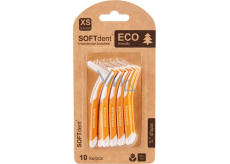 Soft Dent Eco interdental toothbrush curved XS 0,4 mm 10 pieces