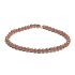 Goldstone gold elastic bracelet, ball 4 mm / 16 - 17 cm, ambition stone