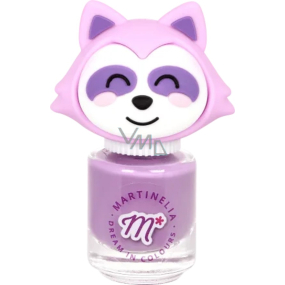 Martinelia Raccoon nail polish purple for children 34 g