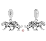 Charm Sterling silver 925 Panther, animal bracelet pendant