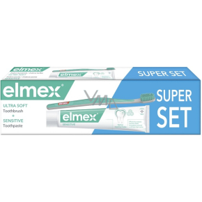 Elmex Sensitive toothpaste + Ultra Soft toothbrush, 75 ml