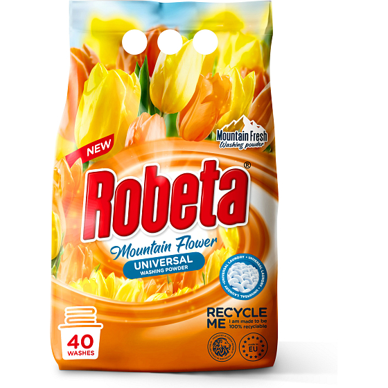 Robeta universal laundry powder 3 kg, 40 doses