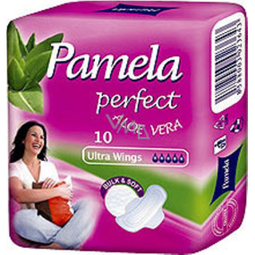 Pamela Perfect Ultra Wings Aloe Vera intimate pads 10 pieces