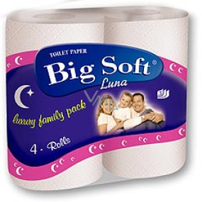 Big Soft Luna 4 toilet paper 3 ply 4 x 160 pieces