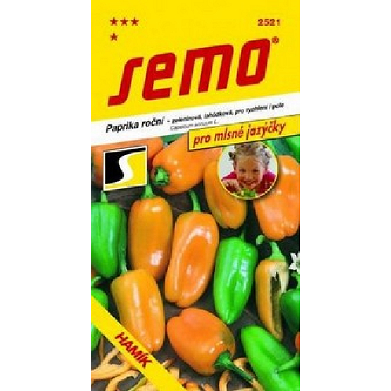 Semo Paprika annual vegetable, delicacy Hamík 30 seeds