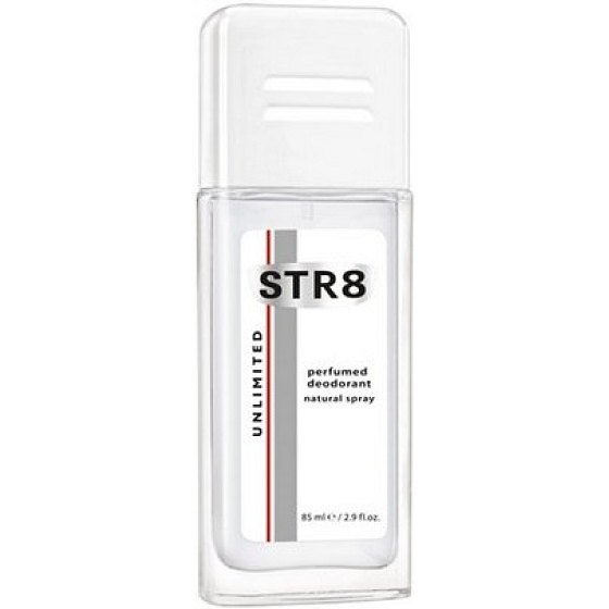 Str8 Unlimited perfumed deodorant glass for men 85 ml