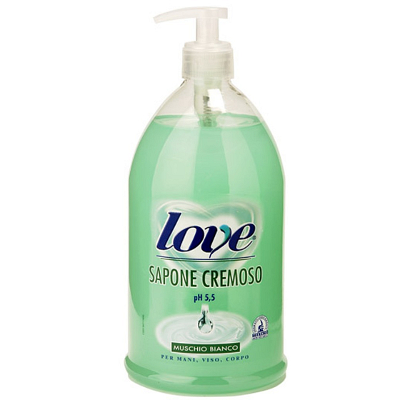 Madel Love Sapone Cremoso Muschio Bianco liquid soap dispenser 500 ml