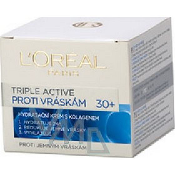 Loreal Paris Triple Active 30+ Moisturizing Cream With Collagen Anti Wrinkle 50 ml