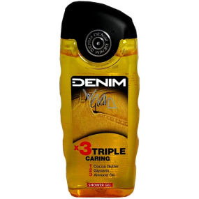 Denim Gold shower gel for men 250 ml