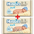 Huggies Pure cleaning wipes 2 x 64 pieces, duopack