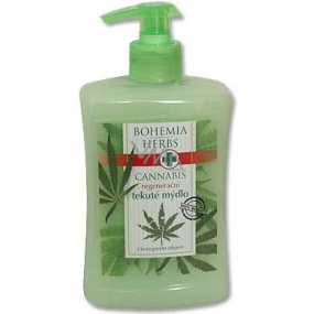 Bohemia Gifts Cannabis Hemp oil regenerating liquid soap 500 ml