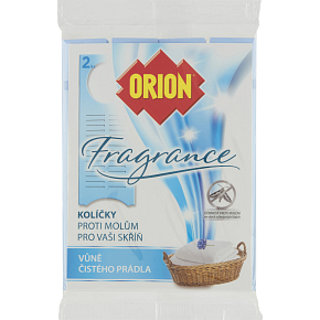 Orion Fragrance Moth Clips Fresh Linen Scent 2 pcs