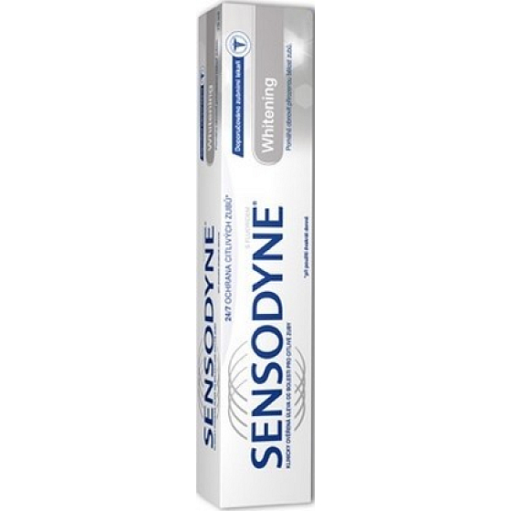 Sensodyne Whitening toothpaste gently whitens sensitive teeth 100 ml