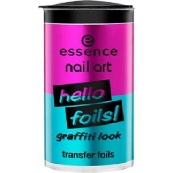 Essence Nail Art Hello Foils! Trasfer Foils nail foil 02 Hello Metals! 2 pieces