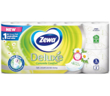 Zewa Deluxe Aqua Tube Camomile Comfort Perfumed Toilet Paper 150 pieces 3 ply 8 pieces, flushable roll