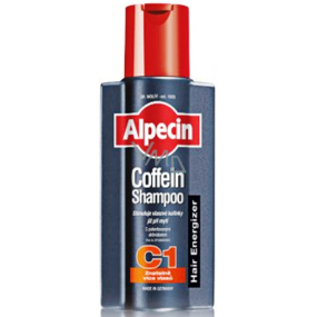 Alpecin Energizer Caffeine C1, Caffeine shampoo stimulates hair growth slows down hereditary hair loss 250 ml
