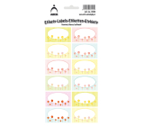 Sheet of Home Stickers Spring Meadow 12 Labels