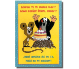 Albi Hrací přání do obálky K narozeninám Narozeninový krteček Toy Invention Toy Box 14,8 x 21 cm