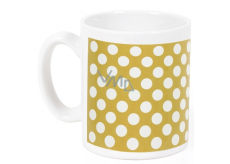 Albi Espresso Mug Gold with polka dots 100 ml