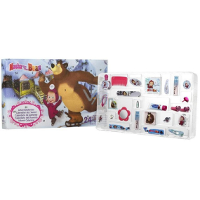 Masha and the Bear Advent cosmetic calendar 24 surprises for each day of December until the arrival of Santa Claus