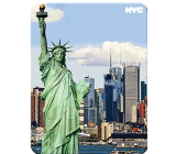 Prime3D postcard - Statue of Liberty 16 x 12 cm