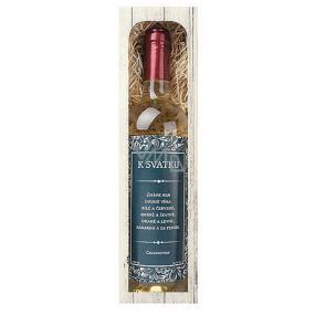 Bohemia Gifts Chardonnay White Wine for Celebration 750 ml