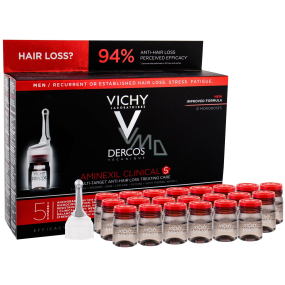 Vichy Dercos Aminexil Clinical 5 hair loss treatment for men 21 x 6 ml
