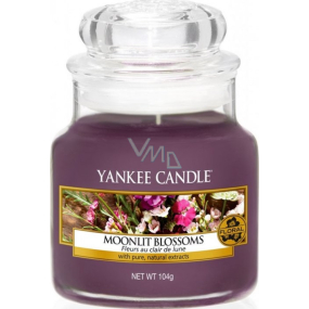 Yankee Candle Moonlit Blossoms - Flowers in the moonlight scented candle Classic small glass 104 g