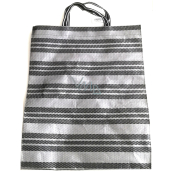 Plastic Nova Shopping bag PVC striped, large 42 x 55 cm 20 kg