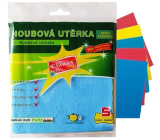 Clanax Mushroom Cloth 100% Cellulose 5 Pieces