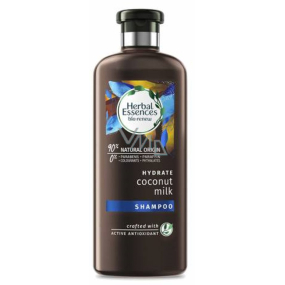 Herbal Essences Hydrate Coconut Milk Shampoo with coconut milk, for shiny and hydrated hair, without parabens 400 ml