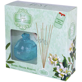 Cimen Jest Jasmine and Green Tea design aroma diffuser with natural rattan sticks for gradual release of scent 100 ml
