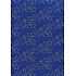 Ditipo Gift wrapping paper 70 x 200 cm Christmas blue gold and black stars