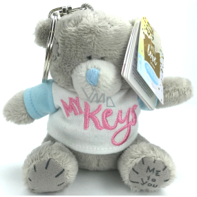 Me to You Plush keychain Teddy bear with a T-shirt and the inscription My Keys 8 cm