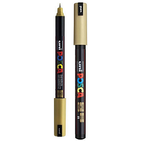 Posca Universal acrylic marker 0,7 mm Gold PC-1MR