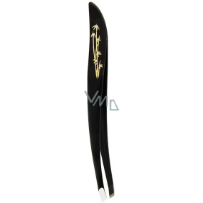 Donegal Oblique Tweezers Black 8.5 cm 4106