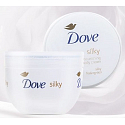 Dove Silky nourishing body cream for the whole body with pure silk 300 ml